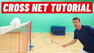 How To Play A CrossCourt Net Shot  StepByStep Badminton Tutorial [upl. by Laise5]