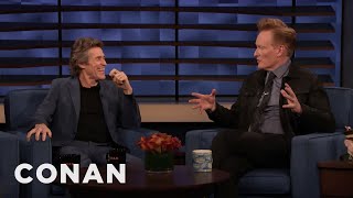 Willem Dafoe Is A Fan Of Conan’s 1996 Interview With Abel Ferrara  CONAN on TBS [upl. by Lowrance726]