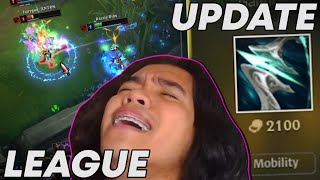 NEW LEAGUE UPDATE BROKEN ITEMS [upl. by Euqinahc]