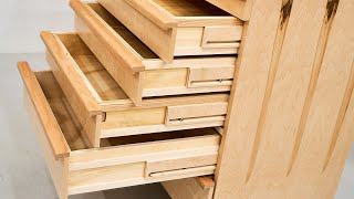 How To Make Wooden Full Extension Drawer Slides  Woodworking [upl. by Narton]