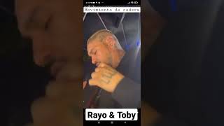 Rayo y Toby  Movimiento de cadera en vivo Bogota [upl. by Nahtahoj]