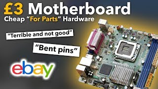 The CHEAPEST Motherboard on eBay Pegatron IPX41R3 LGA775 [upl. by Ohare366]