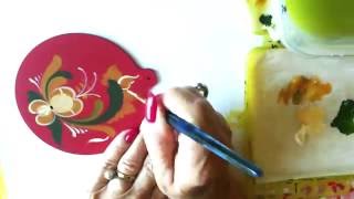 Rosemaling Ornament [upl. by Montanez]