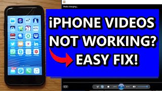 iPhone Videos Not Working in Windows Media Player FIX [upl. by Ophelie]