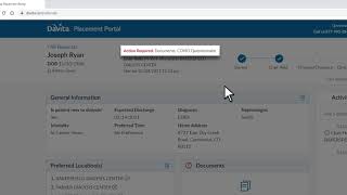 Introducing the DaVita Placement Portal [upl. by Eelarual]