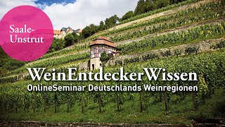 SAALEUNSTRUT – WeinEntdeckerWissen OnlineSeminar Deutschlands Weinregionen [upl. by Imhsar]