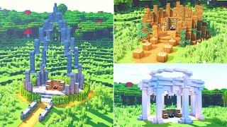 Minecraft 3 Unique Enchanting Room Designs [upl. by Amek]