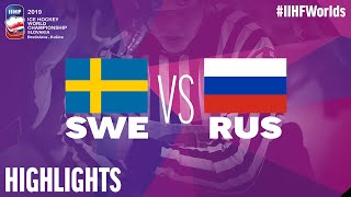 Sweden vs Russia  Game Highlights  IIHFWorlds 2019 [upl. by Hales]