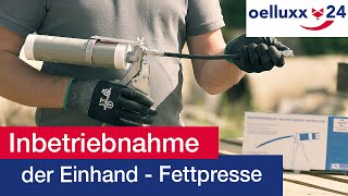 Einhand Fettpresse Tutorial Oelluxx24 [upl. by Aleihs798]