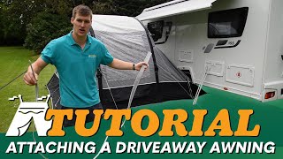 How to attach a Drive Away Awning [upl. by Yrral]