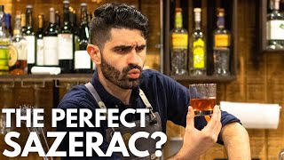 How to make The Perfect Sazerac Cocktail [upl. by Nelag]