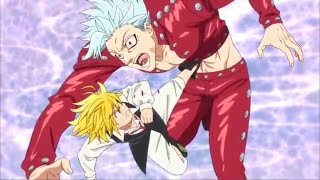 Meliodas Vs Ban Full Fight  Perfect Cube  HD [upl. by Zendah198]