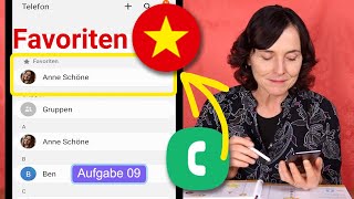 Favoritenliste auf dem Samsung Smartphonekurs mit dem Samsung Teil 09 [upl. by Suiluj]