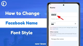 How To Change Facebook Name Font Style 2023 [upl. by Ellerred932]