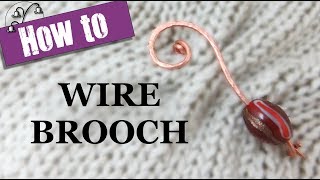 How to make a Wire Brooch [upl. by Ernesta]