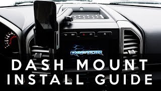 Dash Mount Installation  20152020 Ford F150 and Raptor [upl. by Aerdua132]