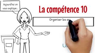 Compétence 10  Organiser les activités et coopérer avec les différents acteurs [upl. by Oah140]