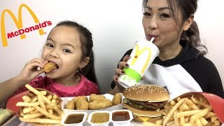 McDonalds Bacon BigMac amp Nuggets Meal  Mukbang  NE Lets Eat [upl. by Ettevad911]