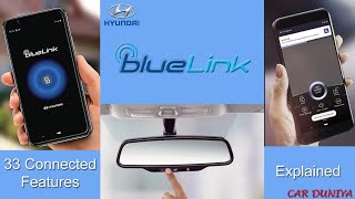 Hyundai Blue Link33 Amazing Features ExplainedHyundai Venue Music SystemKeyApp [upl. by Godric]