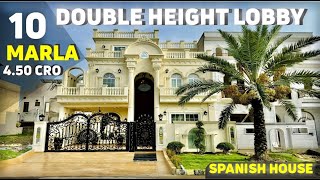 First Time Introducing 10 Marla Double Height Lobby Spanish Modern Architecture House In Pakistan [upl. by Demah993]