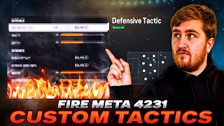 THE BEST META 4231 CUSTOM TACTICS ON FC 24 RIGHT NOW [upl. by Leis]