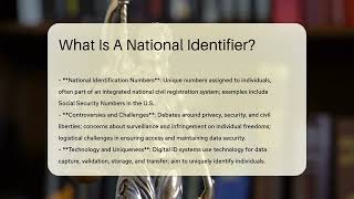 What Is A National Identifier  CountyOfficeorg [upl. by Ylus802]