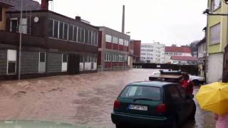 Backnang hochwasser gartenstr [upl. by Ennoval940]