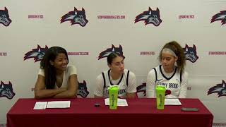 Stony Brook Womens Basketball Postgame Press Conference  Nov 7 2024 [upl. by Eidde]