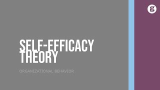 SelfEfficacy Theory [upl. by Burner]