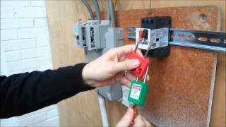 How to lockout a GV2ME16 Circuit Breaker [upl. by Strephon]