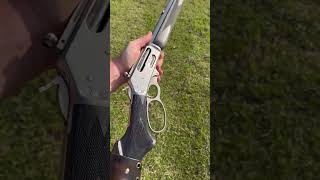 Marlin 1895 Trapper Lever Action 4570 Shooting Steel [upl. by Buell]