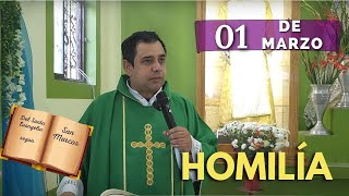 EVANGELIO DE HOY sábado 1 de marzo del 2025  Padre Arturo Cornejo [upl. by Anastasia]