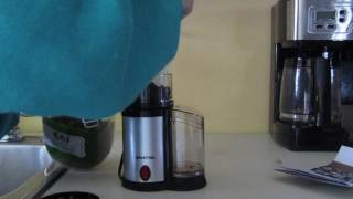 Gourmia Electric coffee grinder [upl. by Eimmis]