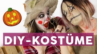 15 gruselige Last Minute HalloweenKostüme 👻  DIY [upl. by Eduino]