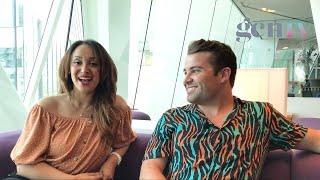 GCN meets stars of Club Tropicana Joe McElderry and Amelle Berrabah [upl. by Frye546]