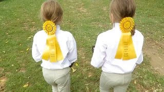 First Barn Horse Show  Crazy8Family [upl. by Crabb]