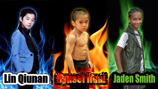 SUPER KIDS Lin Qiunan VS Ryusei Imai VS Jaden Smith Fight [upl. by Najram]