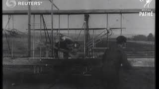 The Wright brothers first aeroplane flight 1903 [upl. by Dorren657]