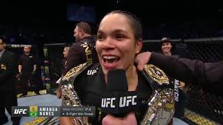 UFC 232 Amanda Nunes Octagon Interview [upl. by Macintyre351]