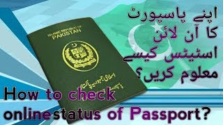 How to Check Passport Status Online Information 4 U [upl. by Kirrad]