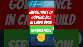 Value of governance in cmdb Implementation governance cmdb servicenow servicenowcourse [upl. by Sylado187]