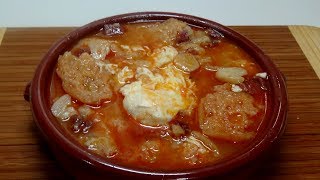 SOPA DE AJO  SOPA CASTELLANA [upl. by Yecaj255]