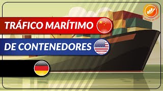 🛳🌏Tráfico Marítimo de Contenedores por países 20002019 [upl. by Gray]