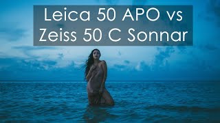 Leica 50mm Summicron APO vs Zeiss 50mm C Sonnar feat Guam Model Danica Baron [upl. by Lucie]