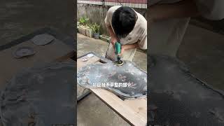 DIY落花茶几🌸太好看啦 DIY落花茶几🌸太好看啦手工diy 滴胶桌 创意手工 舒乐氏空气净化器b01 [upl. by Frohne]