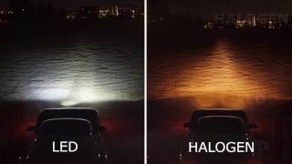 LED vs Halogen Headlight bulbs [upl. by Luht139]