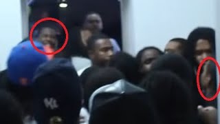 051 Melly Smirk at Lil Durk During Confrontation With Mubu Krump amp D Thang Video [upl. by Amaerd691]