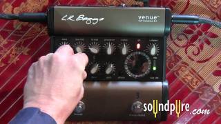 LR Baggs Venue DI Acoustic Guitar Preamp Controls Overview and Demonstration [upl. by Kroy]