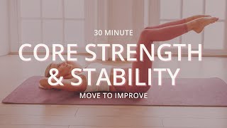 28 Minute Barre Workout  Core Strength amp Stability [upl. by Cal210]