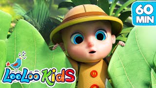 Down In The Jungle  S3EP15 Kindergarten Fun Highlights Compilation  LooLoo Kids Songs for Kids [upl. by Modeste]